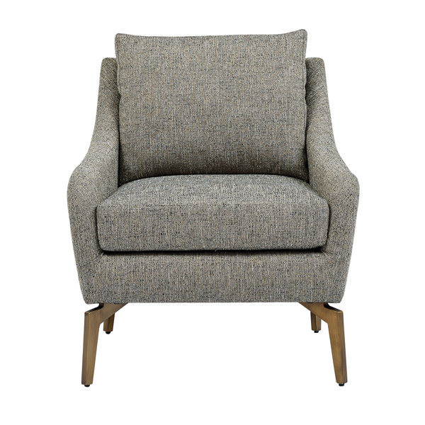 Oliver 28" Metal Upholstered Armchair,Accent Chair Wayfair